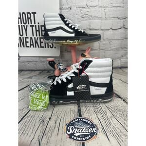 Vans Sk8 HI 90s Collections Boys Of Summer BOS Mens 10 Black White Tino x Cody